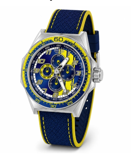 Invicta Racing Stryketach Men's Watch - 50mm. Yellow. Blue