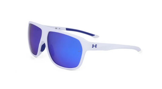 Under Armour Unisex White Rectangular Sunglasses