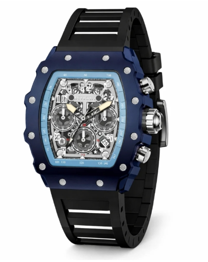 Invicta Racing Night Fall - Nitro Gen Men's Watch 43mm. Dark Blue. Grey
