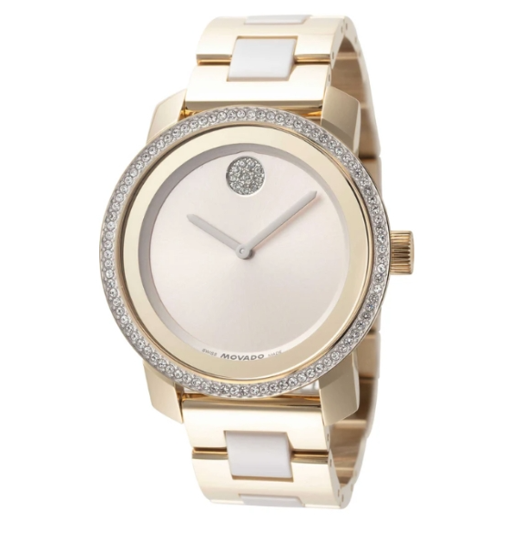 Movado Bold Quartz Champagne Dial Women's Watch