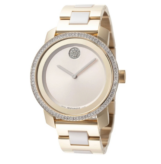 Movado Bold Quartz Champagne Dial Women's Watch