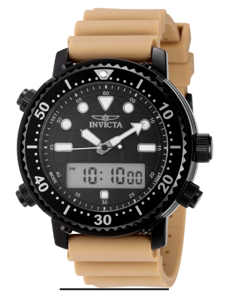 Invicta Pro Diver Quartz Black Dial Men's Watch