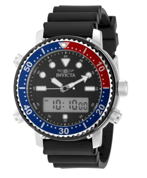Invicta Pro Diver Quartz Black Dial Men's Watch