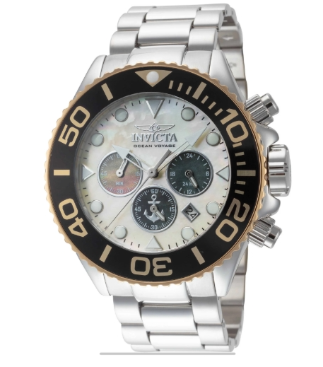 Invicta Ocean Voyage Quartz Champagne Dial Men's Watch
