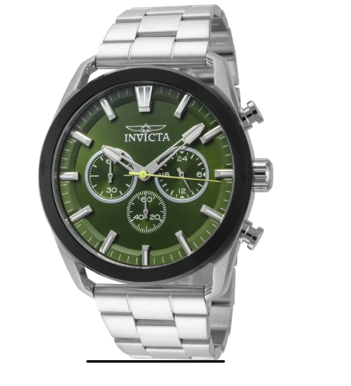 Invicta Speedway Quartz Green Dial Men's Watch