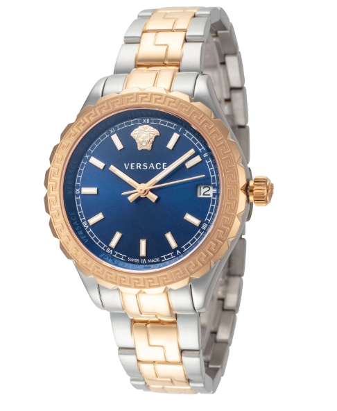 Versace Hellenyium Quartz Blue Dial Women's Watch