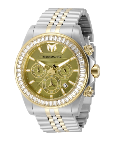 TechnoMarine Manta Ray Men's Watch - 42mm, Gold, Steel