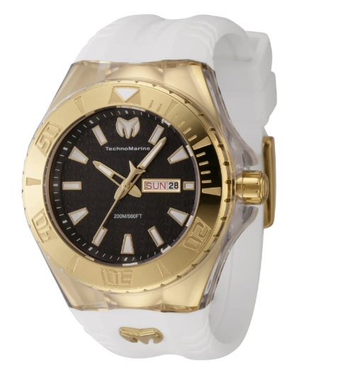 TechnoMarine Cruise Monogram Men's Watch - 47.8mm, White