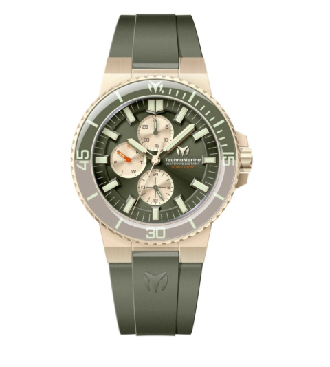 TechnoMarine La Pelagia Men's Watch - 43mm, Olive Green