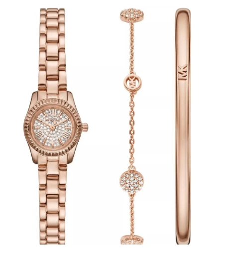 Michael Kors Lexington Mini Quartz Crystal Pave Dial Women's Watch