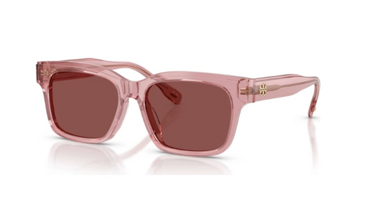 Tory Burch Women's 55mm Transparent Plum Sunglasses