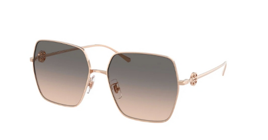 Tory Burch Women's 58mm Rose Gold Camel Sunglasses