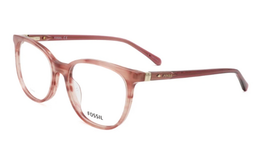 Fossil Women's Purple Round Eyeglasses