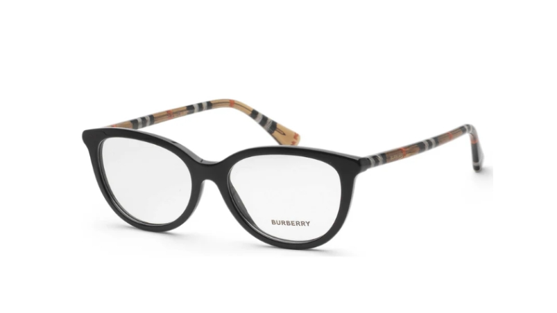 Burberry Women's Black Cat-Eye Eyeglasses