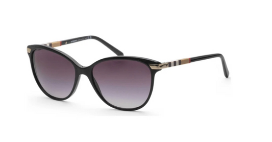 Burberry Women's Black Cat-Eye Sunglasses