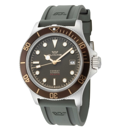 Glycine Combat Sub Automatic Green Dial Men's Watch