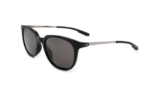 Under Armour Women's Polarized Black Cat-Eye Sunglasses