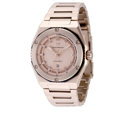 Technomarine Coral Legacy Quartz Rose Gold Dial Women's Watch
