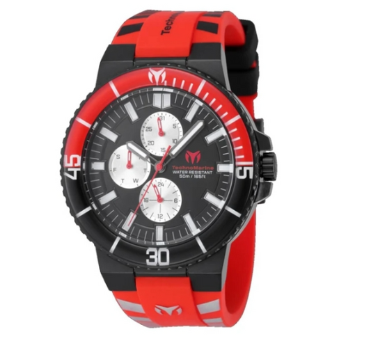 TechnoMarine Racing Legends Men's Watch - 43mm. Red. Black