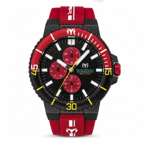 TechnoMarine Racing Legends Men's Watch - 43mm. Dark Red