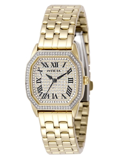 Invicta Wildflower Paviette Women's Watch - 27mm. Gold