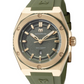 TechnoMarine Coral Legacy Quartz Olive Green Dial Women's Watch 36mm