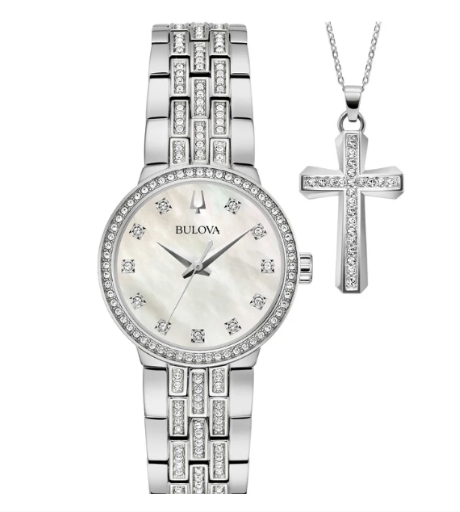 Bulova Classic 30mm Mother-of-Pearl Dial Women's Quartz Watch