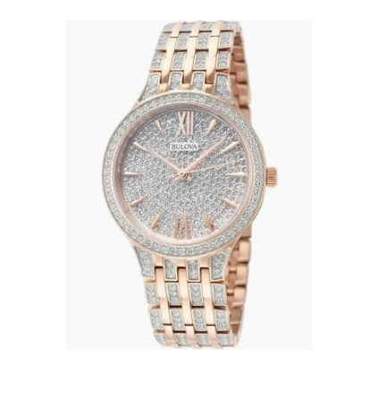 Bulova Phantom 32mm White Dial Women's Quartz Watch