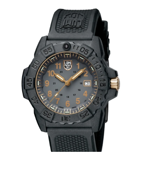 Luminox Navy Seal 45mm Grey Dial Men's Quartz Watch