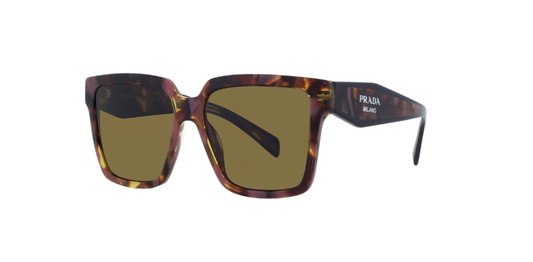 Prada Brown Square Ladies Sunglasses