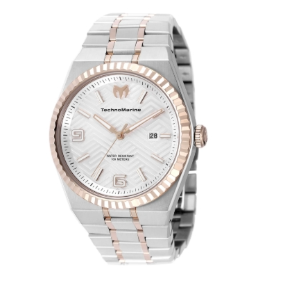 TechnoMarine TERRA NOVA Men's Watch - 42mm. Rose Gold. Steel