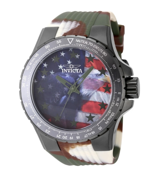Invicta Aviator Freedom Flyer Men's Watch - 50mm, Camouflage