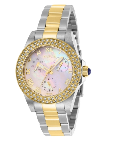 Invicta Angel Women's Watch w/ Mother of Pearl Dial - 34mm, Steel, Gold