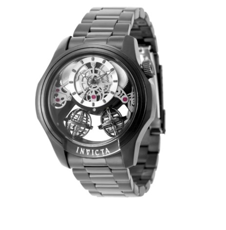 Invicta Specialty Twin-Axis Men's Watch w/ Skeleton Dial - 46mm, Gunmetal