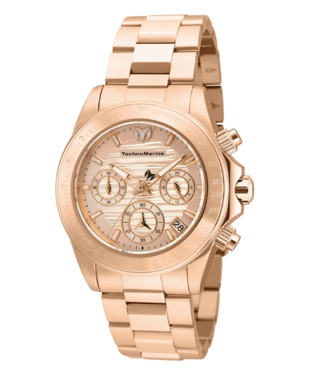 TechnoMarine Manta Ray Unisex Watch - 38mm, Rose Gold