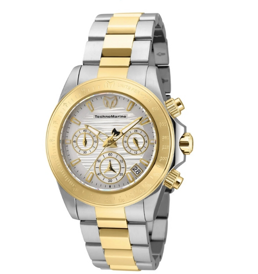 TechnoMarine Manta Ray Unisex Watch - 38mm, Steel, Gold