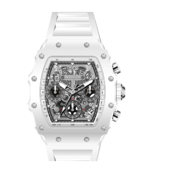 Invicta Racing 39.5mm Silver Dial Women's Quartz Watch