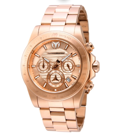 TechnoMarine Manta Ray Men's Watch - 42mm, Rose Gold