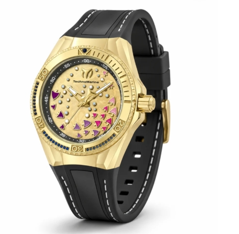 TechnoMarine Cruise Dream Unisex Watch w/ Mother of Pearl Dial - 40mm. White. Black