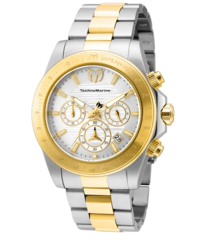 TechnoMarine Manta Ray Men's Watch - 42mm, Steel, Gold