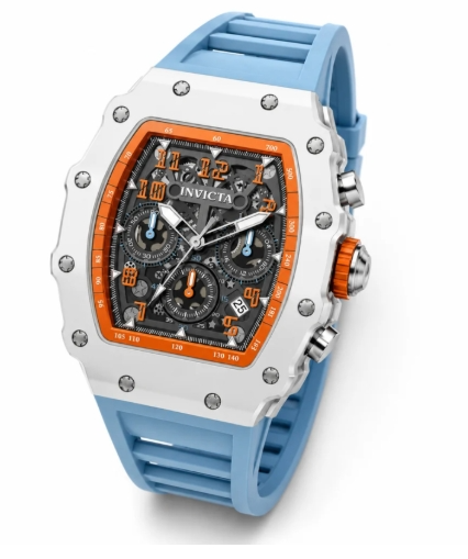 Invicta Racing Men's Watch - 44mm, Light Blue