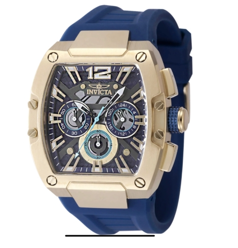 Invicta Racing 43mm Blue Dial Men's Quartz Watch