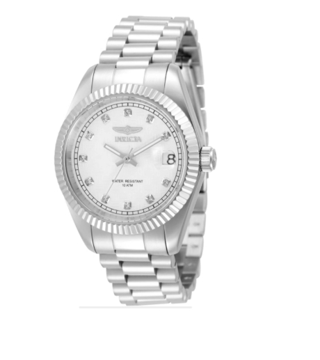 Invicta Diamond Specialty Silver Dial Women's Quartz Watch