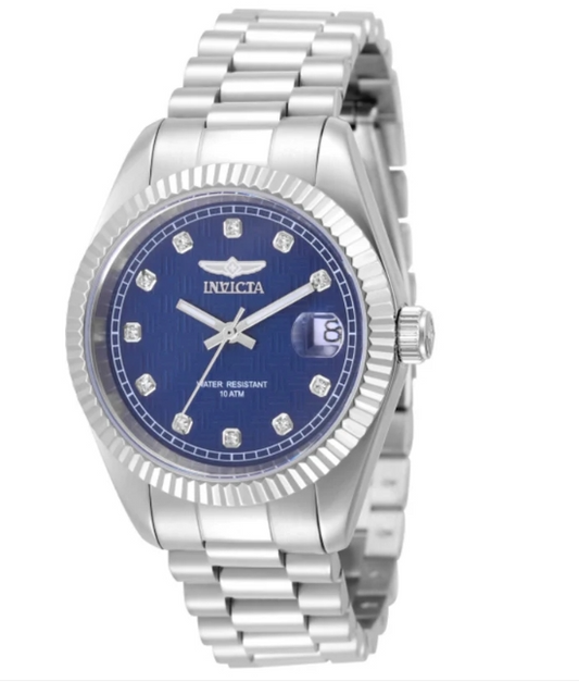 Invicta Diamond Specialty Blue Dial Women's Quartz Watch