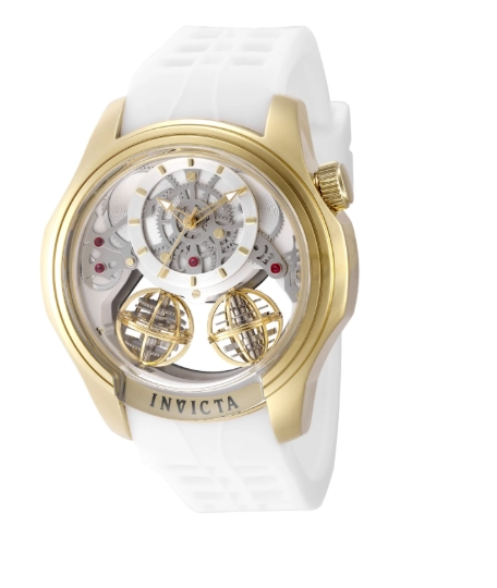 Invicta Specialty Twin-Axis Men's Watch w/ Skeleton Dial - 46mm. White