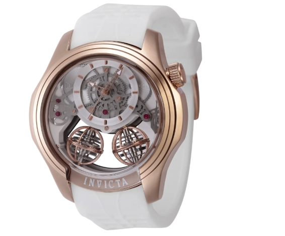 Invicta Specialty Twin-Axis Men's Watch w/ Skeleton Dial - 46mm. White