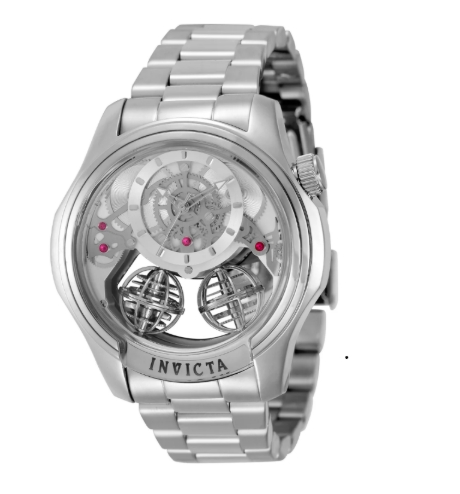 Invicta Specialty Twin-Axis Men's Watch w/ Skeleton Dial - 46mm. Steel