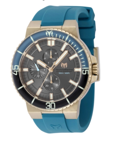 Technomarine La Pelagia 43mm Black Dial Men's Quartz Watch