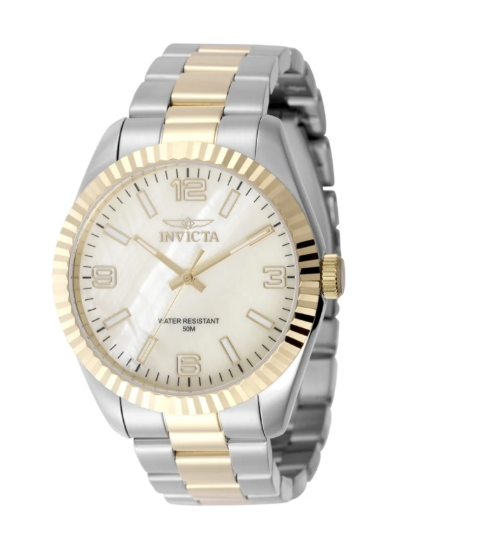 Invicta Specialty Westbridge Men's Watch w/ Mother of Pearl Dial - 43mm. Gold. Steel
