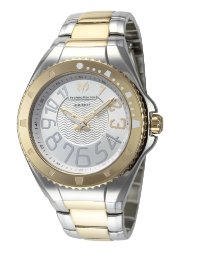 Technomarine Lusso Mare 44mm White and Silver Dial Men's Quartz Watch
